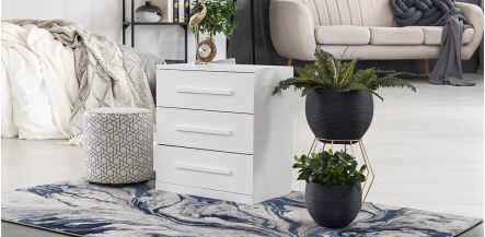 Cómoda Zoe Life Blanco Con 3 Cajones