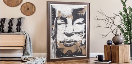 Cuadro Decorativo Blink Parota Negro