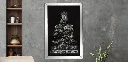 Cuadro Figura Buda Cristal GD-9625