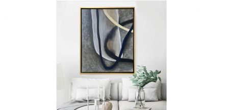 Cuadro Acrilico Eri Lienzo Azul 118 X 98cm