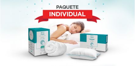 Paquete Sognare Nuo Almohada + Cubre Colchón Individual