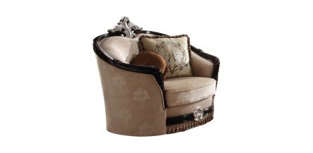 Sillón Ernestine Tela Café