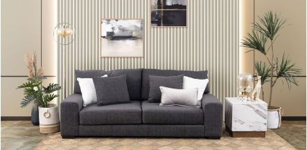 Sofá 3 Plazas Big Chill Gris Oxford