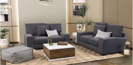 Sala Big Chill Gris Oxford 2 Piezas