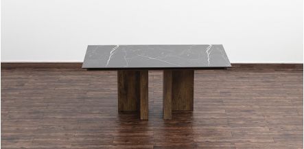 Mesa Comedor 180 x 100 Cm Birmania Negro