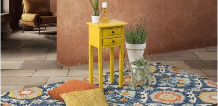 Mesa Ocasional Popurri Amarillo