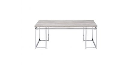 Mesa De Centro Chafik Madera Gris