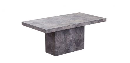 Mesa Comedor Rectangular 180 X 100 Cm Stone Gris