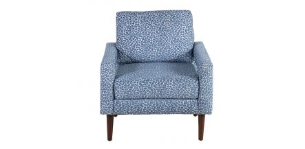 Sillón Ocasional Olaf Leopardo Azul