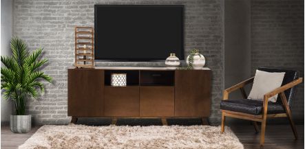 Mueble de TV 180 Cm Quebec Life Café Nogal