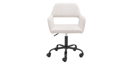 Silla de Oficina Athair Tejido Beige