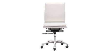 Silla De Oficina Lider Plus Metal Blanco