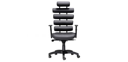 Silla De Oficina Unico Metal Negro