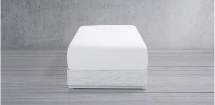 Base Con Cajón Cama Individual Keyser Gris