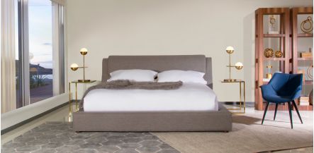Cama Matrimonial Joyce Mistery Latte