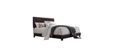 Cama Queen Size Lien Madera Café Expreso