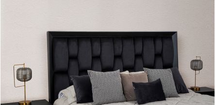 Cabecera King Size Chicago Negro
