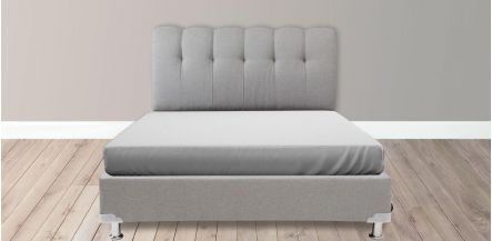 Cama Individual Nube  Gris