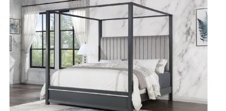 Cama King Size Abrie Negro