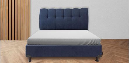 Cama Matrimonial Nube  Azul