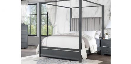 Cama Queen Size Abrie Negro