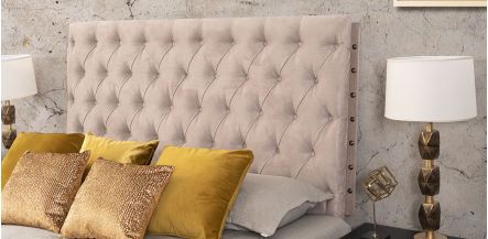 Cabecera Tapizada King Size Isabella Beige 