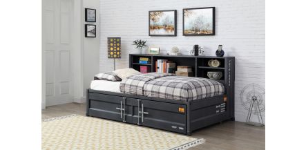 CAMA INDIVIDUAL CARGO GRIS METAL 38270 