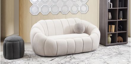 Sofá 2 Plazas Bubble Beige