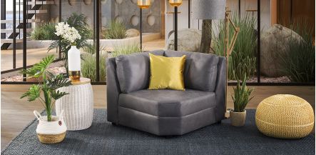 Sillón Esquinero Gea Montana Gris