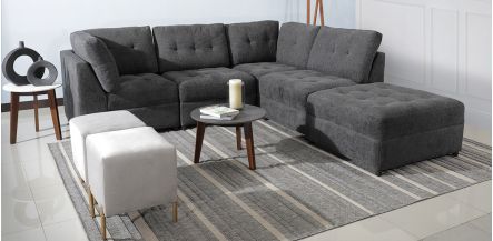 Sala Modular Multi Gris 5 Piezas