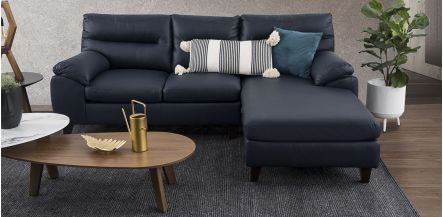 Sala Modular Derecha  Preston PU Azul