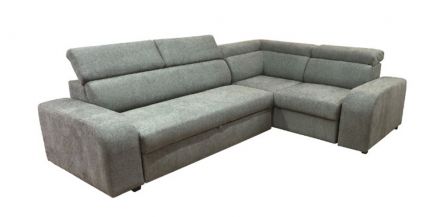 Sala Modular Derecha Con Sofá Cama Málaga Gris