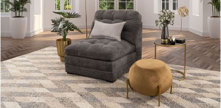 Sillón Sin Brazos Morrison Gris