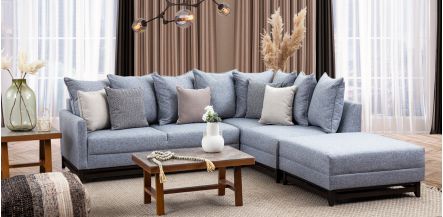Sala Modular Derecha Abisai Gris
