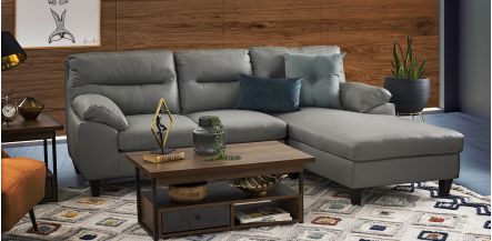 Sala Modular Derecha Preston P.U. Gris