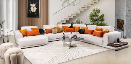 Sala Modular Izquierda Daina Beige (Boal)