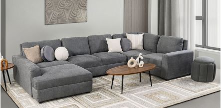 Sala Elite Gris Charcoal 4 Piezas  