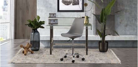 Silla De Oficina Arthus Gris