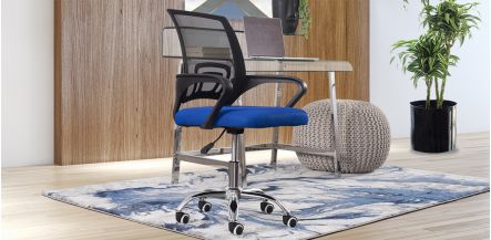 Silla De Oficina Scott New Azul