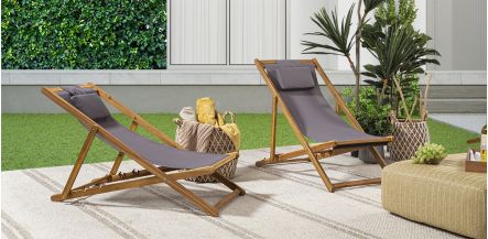 Silla Plegable Smart Gris Acacia