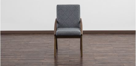 Silla Con  Brazo  San Carlos New  Gris