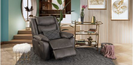Sillón Reclinable Eléctrico Cosmos Capri Gris 