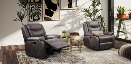Sillón Reclinable Cosmos Capri Gris 