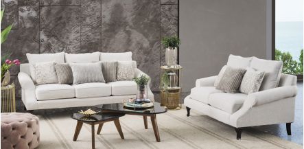 Sala James Fiora Ecru Blanco