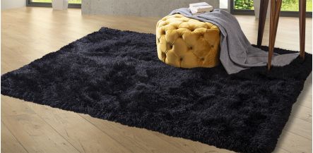 Tapete Decorativo Shaggy Black de160x230