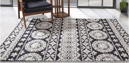 Tapete Vintage Ankara Negro