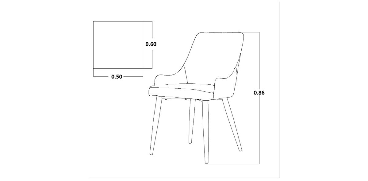 MARLENE GRIS NIEBLACAFE  X-637W-GR-F SILLA