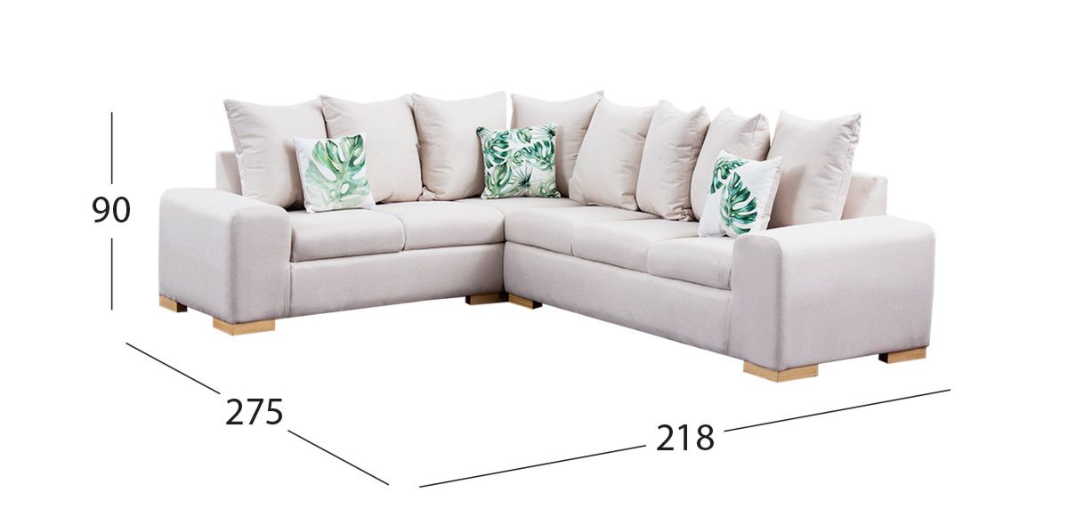 Sala Modular Derecha Atlanta Beige   
