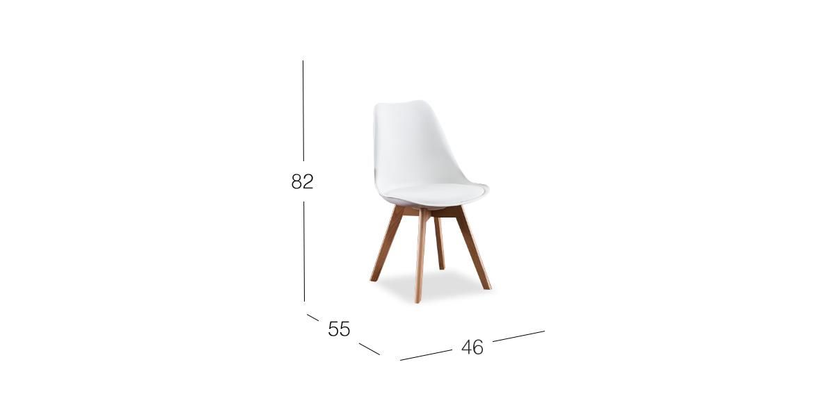 Silla Arthus PL Blanco