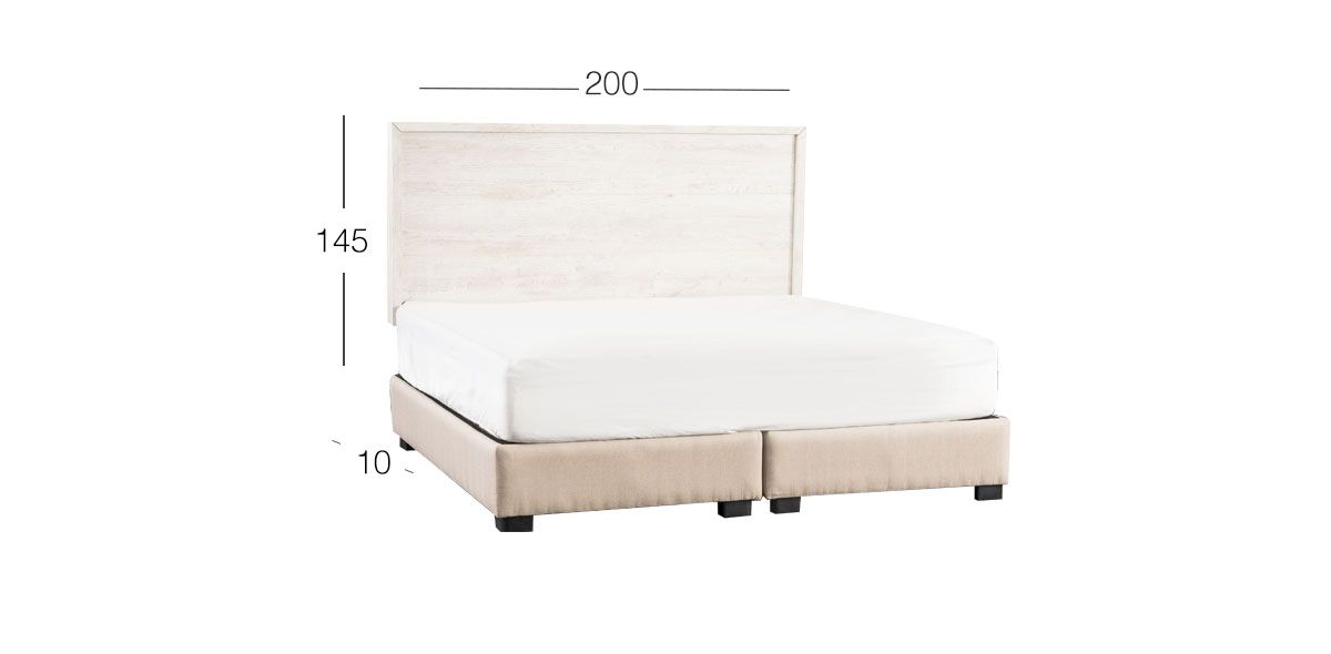 Cabecera King Size Haití Blanco